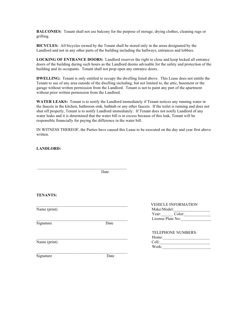 Texas Month-To-Month Lease Agreement Template Download Fillable PDF ...