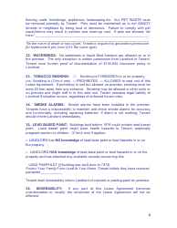 Monthly Rental Agreement Template, Page 6