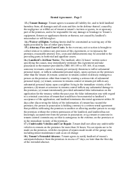 &quot;Month to Month Rental Agreement Template&quot; - Oregon, Page 3