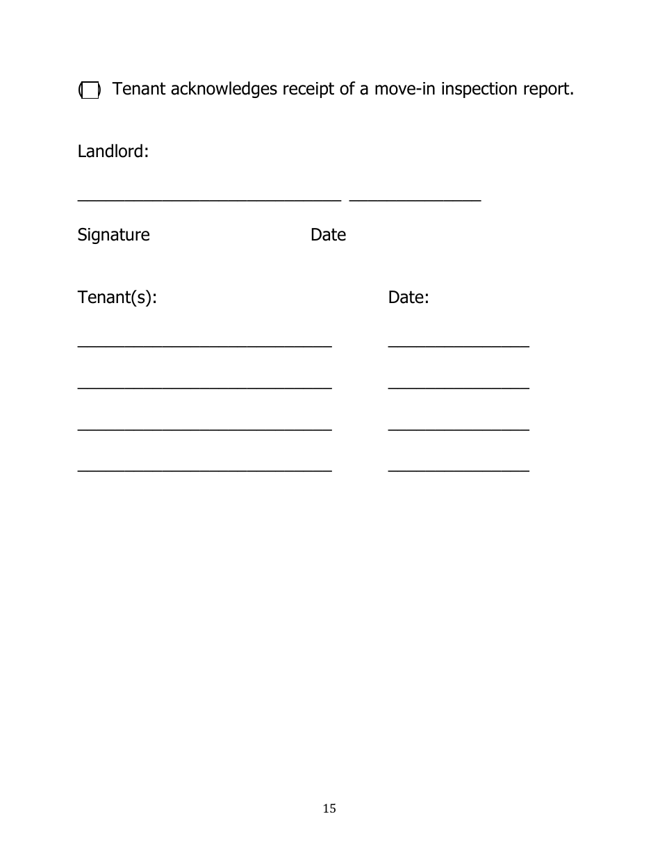 Month to Month Rental Agreement Template - Thirty Two Points - Virginia, Page 15
