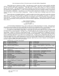 DWC Formulario 9768.10 Solicitud De Revision Medica Independiente - California (Spanish), Page 2