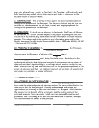 Durable Power of Attorney Form, Page 6