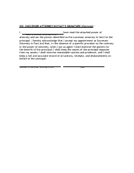 Durable Power of Attorney Form, Page 7