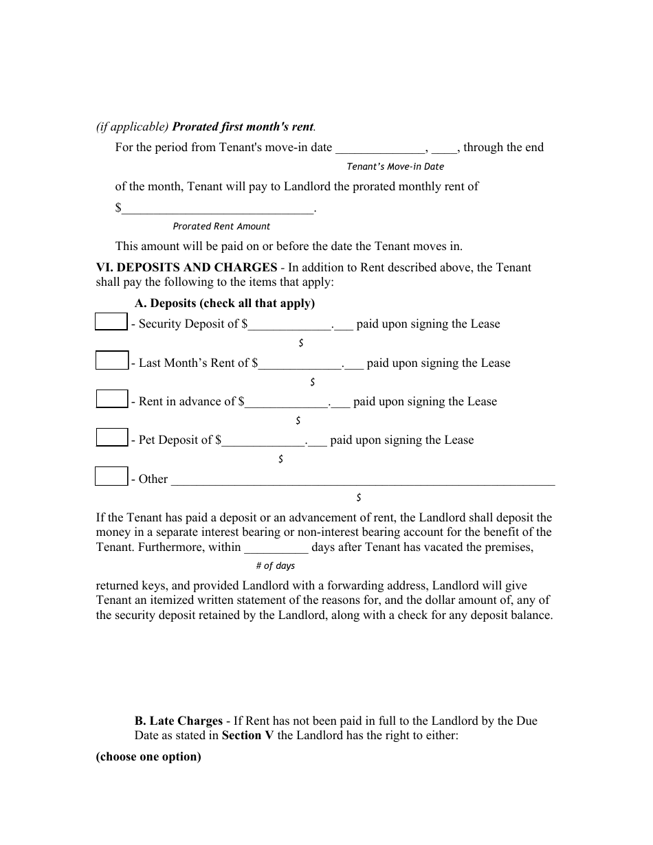 Monthly Lease Agreement Template - Alabama, Page 3