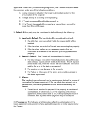 Month-To-Month Rental Agreement Template - Nineteen Points - Virginia, Page 6