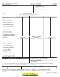 FCC Form 492 Rate of Return Report