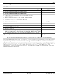 IRS Form 8654 Tax Counseling for the Elderly Semi-annual/Annual Program Report, Page 2