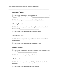 Month-To-Month Rental Agreement Template - Alaska, Page 3