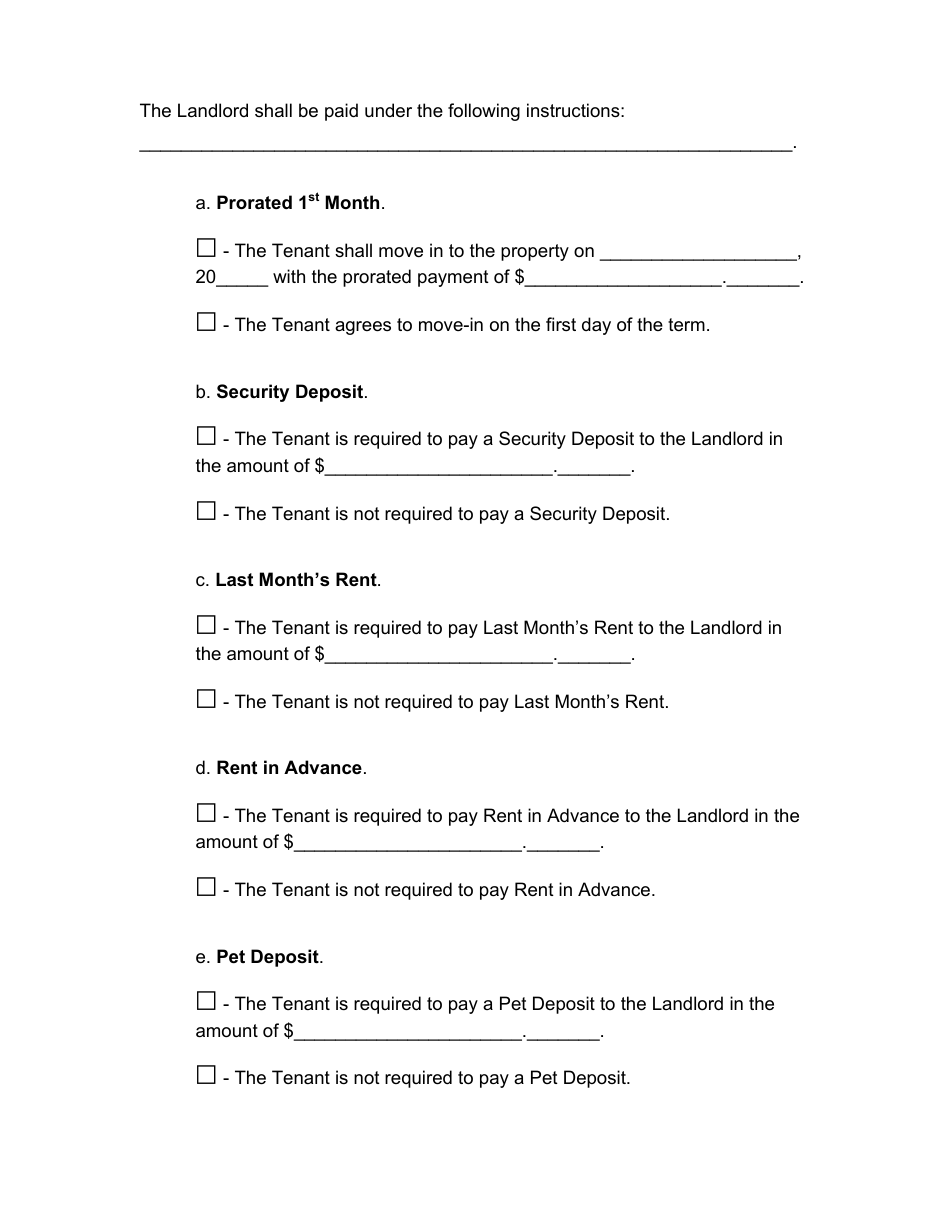 Month-To-Month Rental Agreement Template - Alaska, Page 3