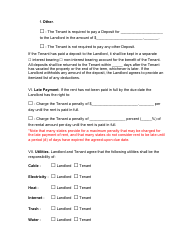 Month-To-Month Rental Agreement Template - Alaska, Page 4