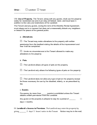 Month-To-Month Rental Agreement Template - Alaska, Page 5