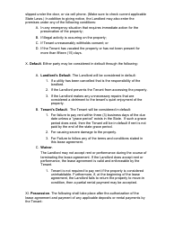 Month-To-Month Rental Agreement Template - Alaska, Page 6
