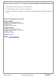 Form UMA-1-1.1 Ucc Financing Statement Amendment Addendum - Connecticut, Page 3