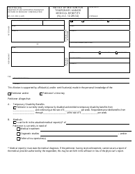 Form WC-101I Notice of Motion for Temporary and/or Medical Benefits - New Jersey