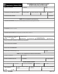 Document preview: VA Form 10-2406 Recommendation for Release of Patient in Home Other Than Patient's Own