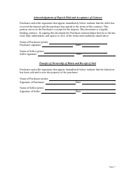 Kitten or Cat Purchase Contract Template, Page 7