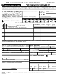VA Form 10-2570d Dental Record Authorization and Invoice for Outpatient Services, Page 3