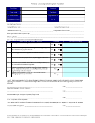 Physician Recruitment Payment Validation Form, Page 2