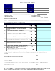 Physician Recruitment Payment Validation Form, Page 3