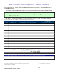 Physician Recruitment Payment Validation Form, Page 4