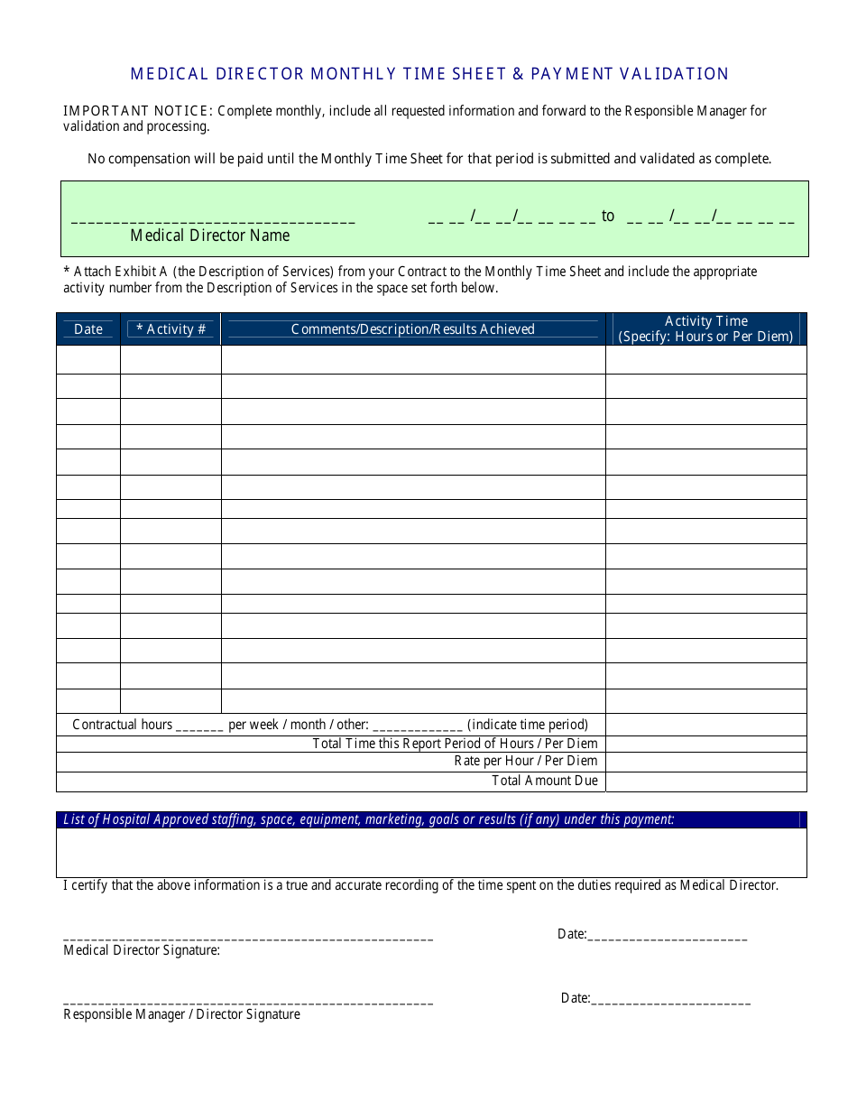 Physician Recruitment Payment Validation Form, Page 4