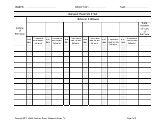 Disciplinary Removals for Students With Disabilities &amp; Tracking Chart Template - Walsh Gallegos, Page 2