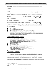 Document preview: Pre-employment Application Form for New Employees Template