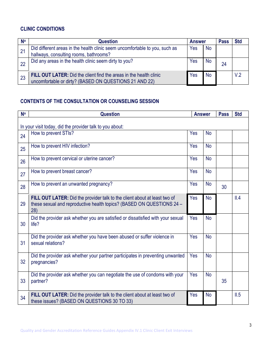 Client Exit Interview Template, Page 3