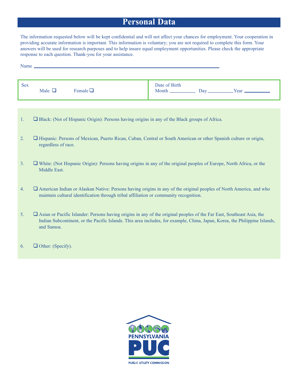 Application for Employment - Pennsylvania, Page 3