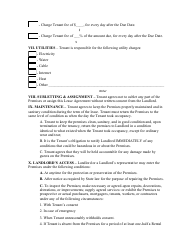 Month-To-Month Lease Agreement Template - New Hampshire, Page 4