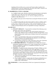 Month-To-Month Lease Agreement Template - New Hampshire, Page 5