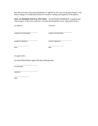 Month-To-Month Lease Agreement Template - New Hampshire, Page 7