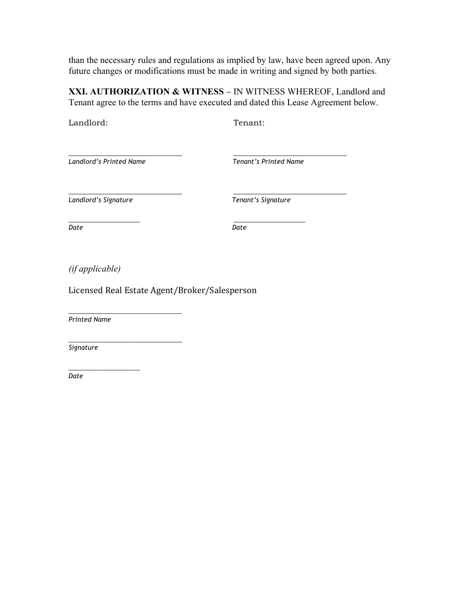 Month-To-Month Lease Agreement Template - Twenty One Points - New Mexico, Page 7
