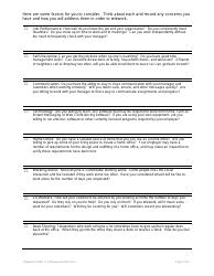 Employee Self-assessment Form - Telework Toolkit, Page 2