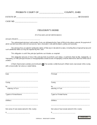 Form 4.2 Fiduciary's Bond for Executors and All Administrators - Ohio