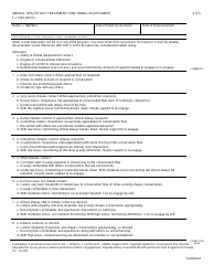 Form F-11090 Mental Health Day Treatment Functional Assessment - Wisconsin, Page 3