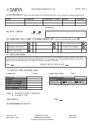 Seafarer&#039;s Application Form - Darya Shipmanagement, Page 4