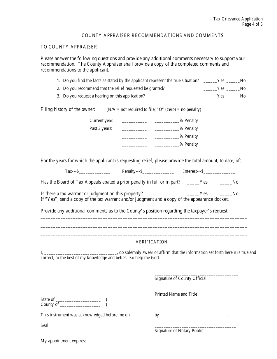 Tax Grievance - Kansas, Page 4