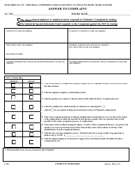 Form IC1003 &quot;Answer to Complaint&quot; - Idaho