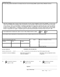 Form IC1003 Answer to Complaint - Idaho, Page 2