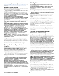 Instrucciones para IRS Formulario 8857(SP) Solicitud Para Alivio Del Conyuge Inocente (Spanish), Page 3