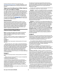 Instrucciones para IRS Formulario 8857(SP) Solicitud Para Alivio Del Conyuge Inocente (Spanish), Page 5