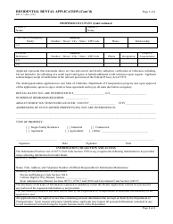 Form RW11-5 Residential Rental Application - California, Page 3