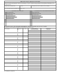 AF Form 55 &quot;Employee Safety and Health Record&quot;