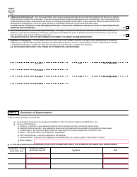 Form GEN-58 &quot;Power of Attorney and Declaration of Representative&quot; - North Carolina, Page 2