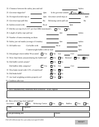 Form F621-051-000 Elevator Five Year Safety Test Report - Washington, Page 2