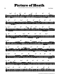Chet Baker - Picture of Heath Sheet Music and Chords
