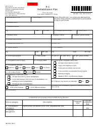 Form MN RE01 R2 Rehabilitation Plan - Minnesota