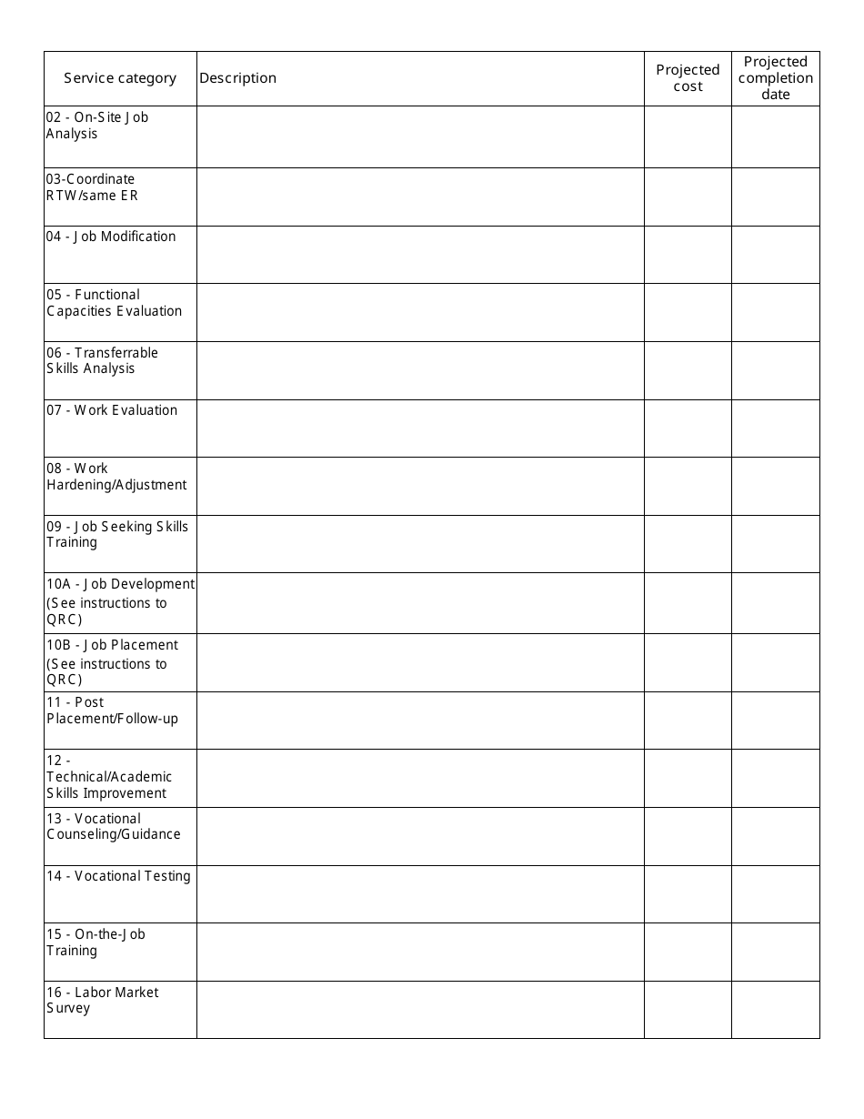 Form MN RE01 R2 Rehabilitation Plan - Minnesota, Page 2