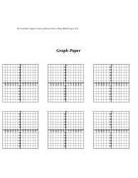 Black Graph Paper Templates With Axis - the Academic Support Center at Daytona State College - Florida, Page 2